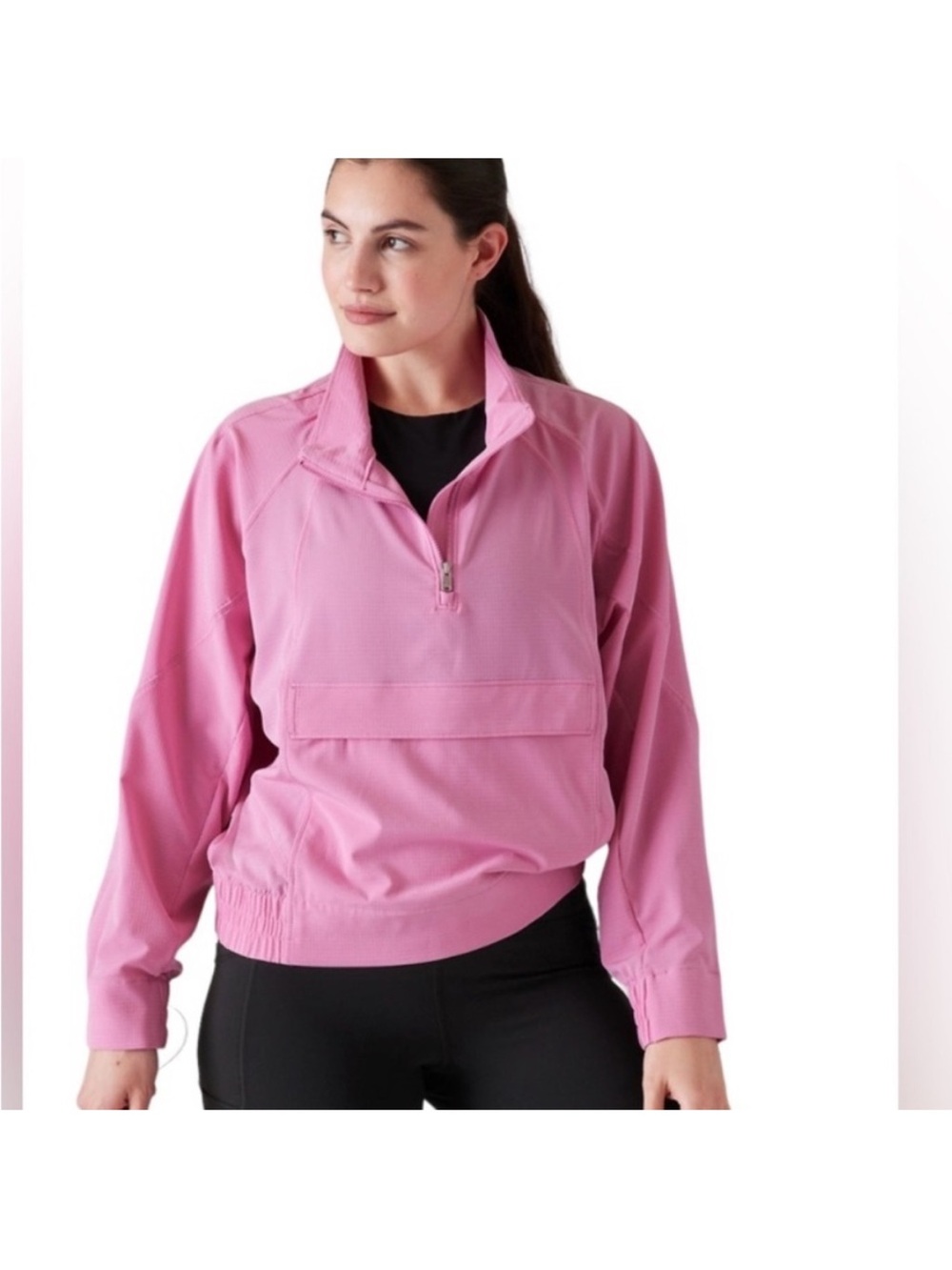 Athleta Boundless Popover pink Size XL